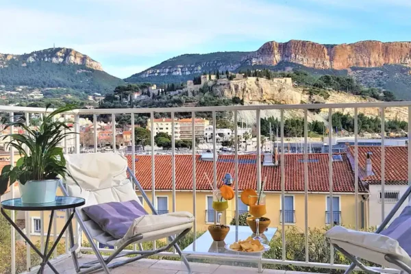 Le Panorama, appartement en location à Cassis